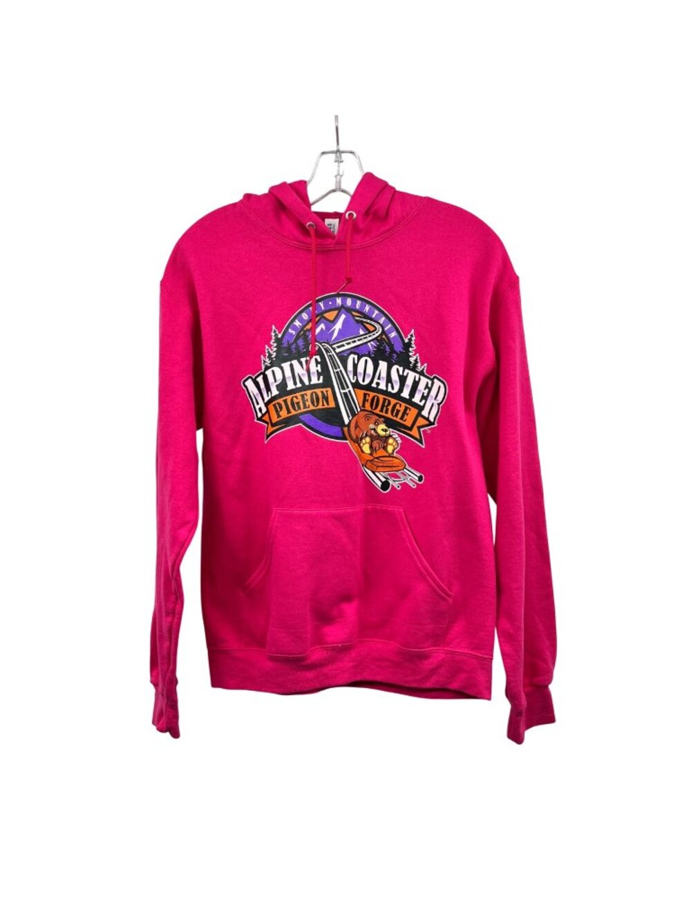 Womens Pigeon Forge Graphic Pullover Hoodie Pink/Multi JERZEES Size Small